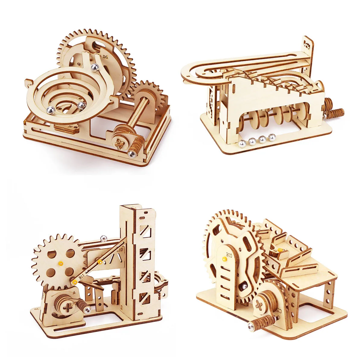 Running Gear Track - DIY Mechanical Iron Ball Maze Building