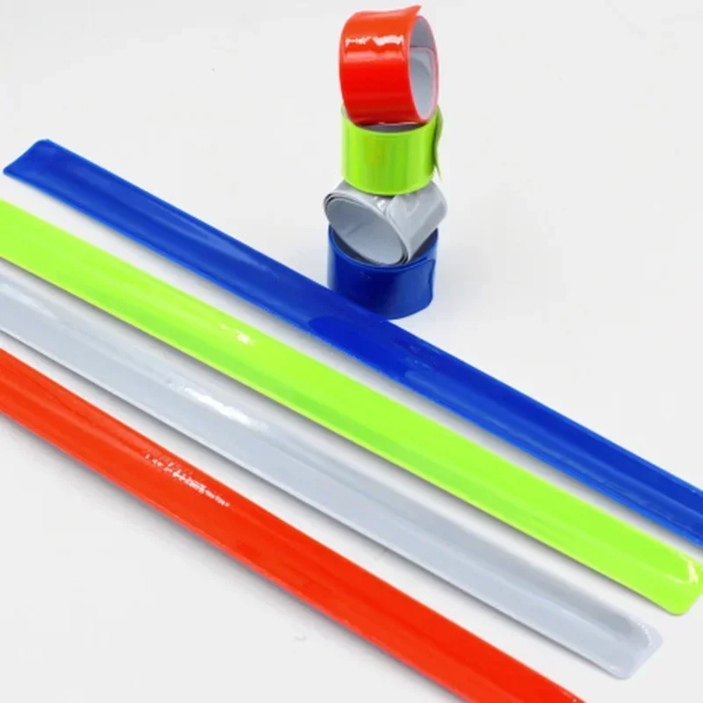 Running Gear Outdoor - 2PCS High-Visibility Reflective Leg Strap –