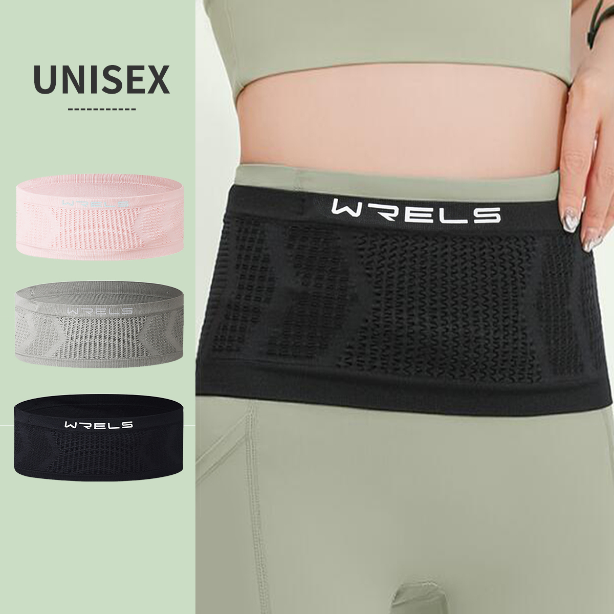 Running Gear Belt - WRELS Invisible Waist Bag Lightweight Breathable