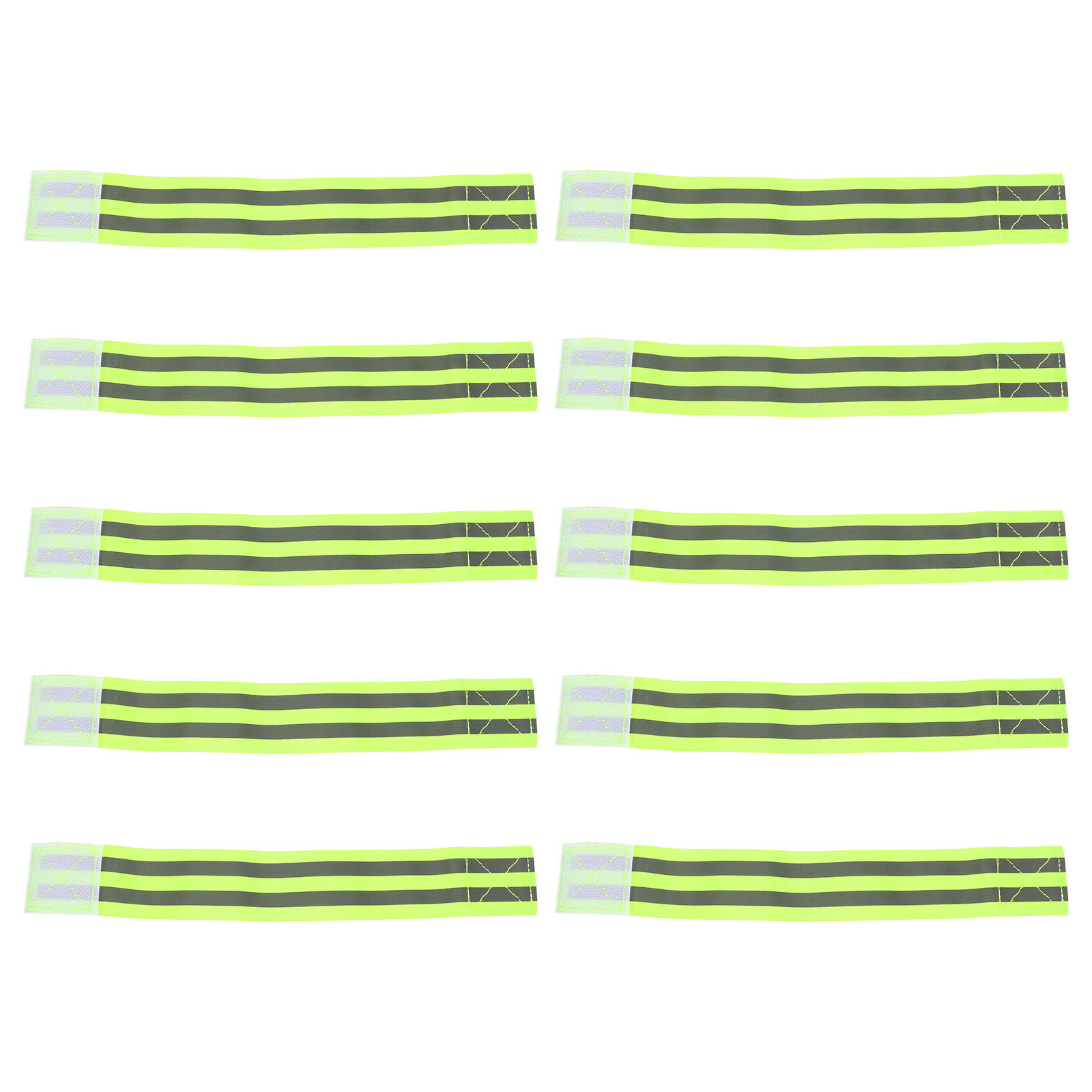 10Pcs Reflective Armband High  - огляд і ціна Running Visibility Gear