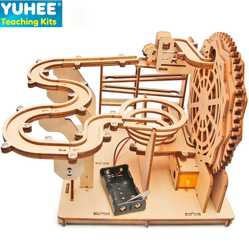 DIY Wooden Marble Run Kit – ST - огляд і ціна Running Gear Track