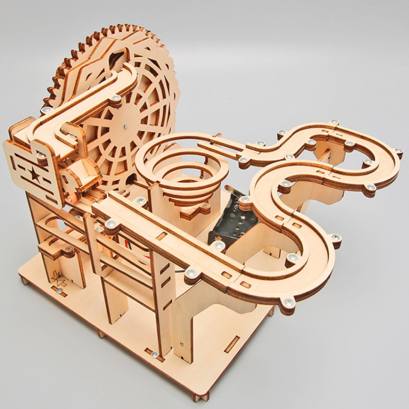 DIY Wooden Marble Run Kit – ST - огляд і ціна Running Gear Track
