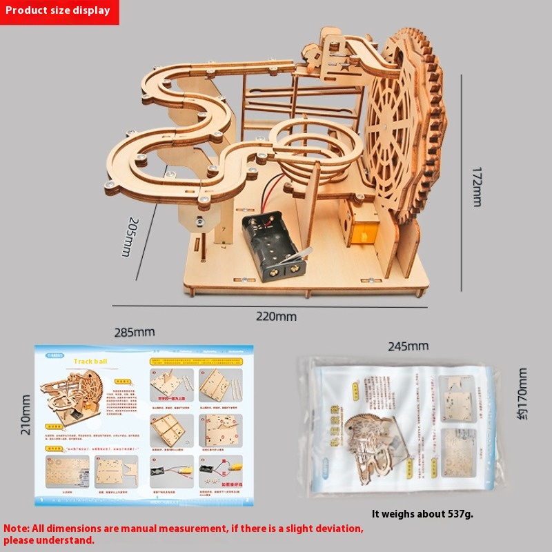DIY Wooden Marble Run Kit – ST - огляд і ціна Running Gear Track