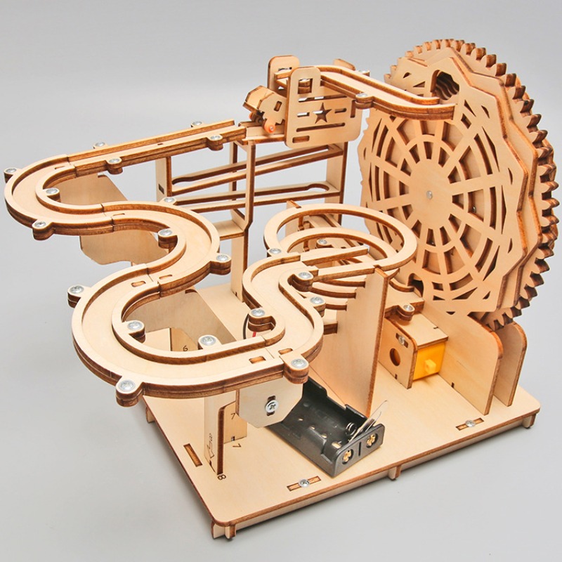 DIY Wooden Marble Run Kit – ST - огляд і ціна Running Gear Track