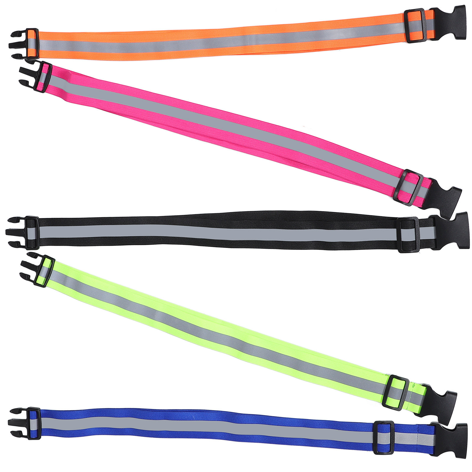 5Pcs Reflective Elastic Waistb - огляд і ціна Running Visibility Gear