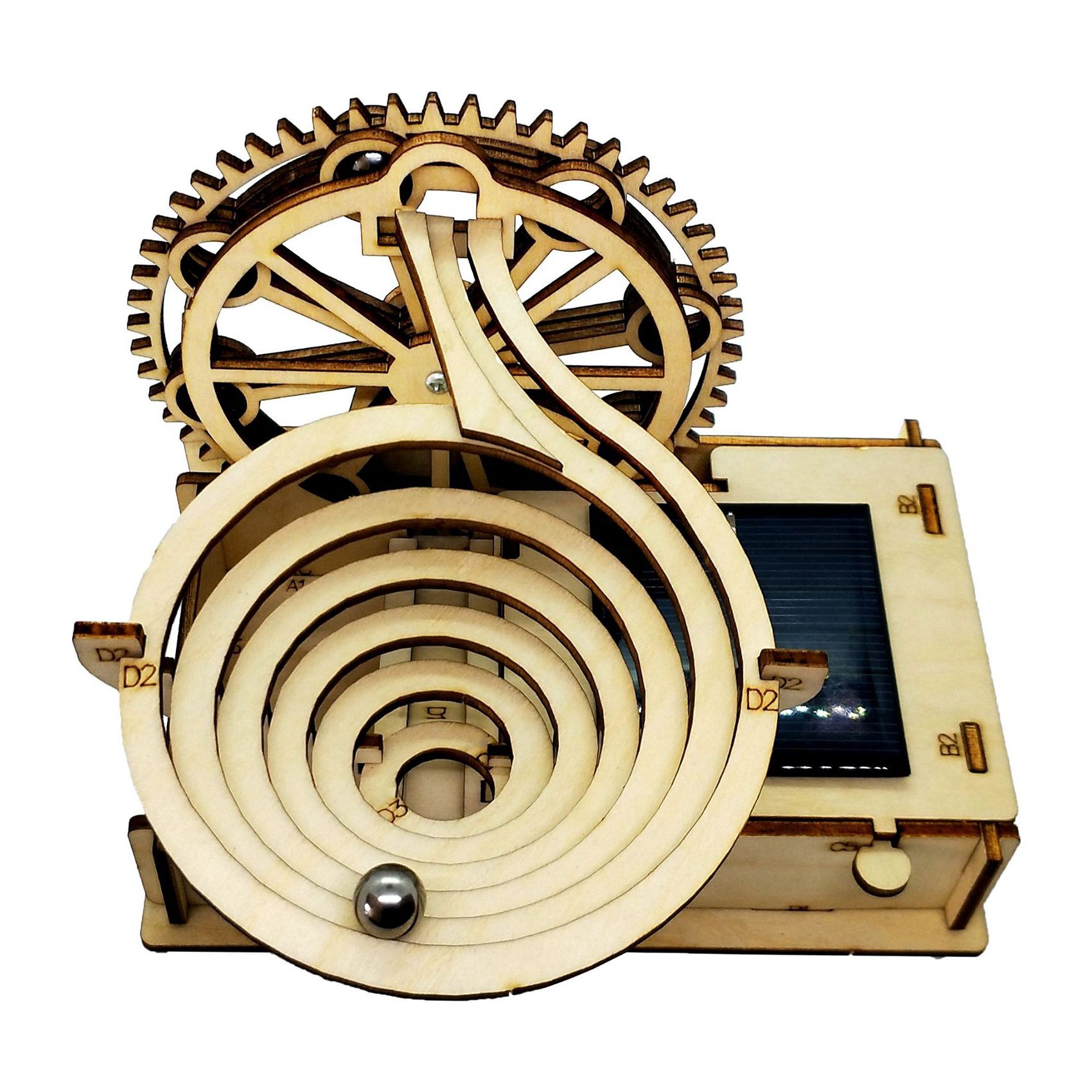3D Wooden Marble Run Track Sol - огляд і ціна Running Gear Track