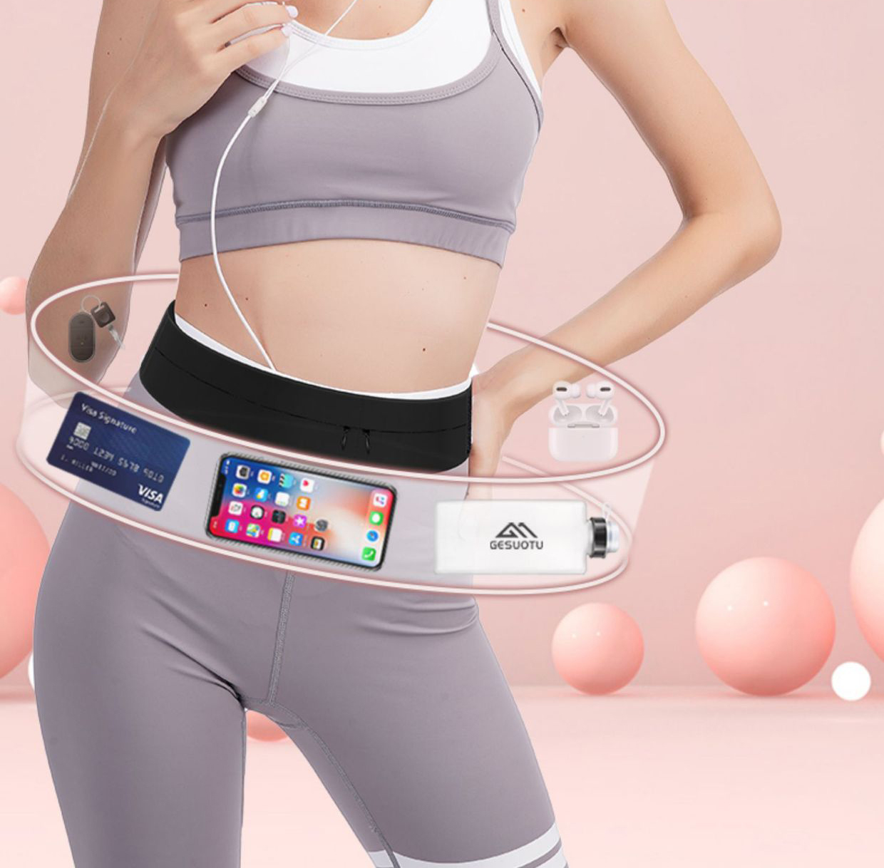 Running Belt Waist Bag with Wa - огляд і ціна Running Gear To Hold Phone