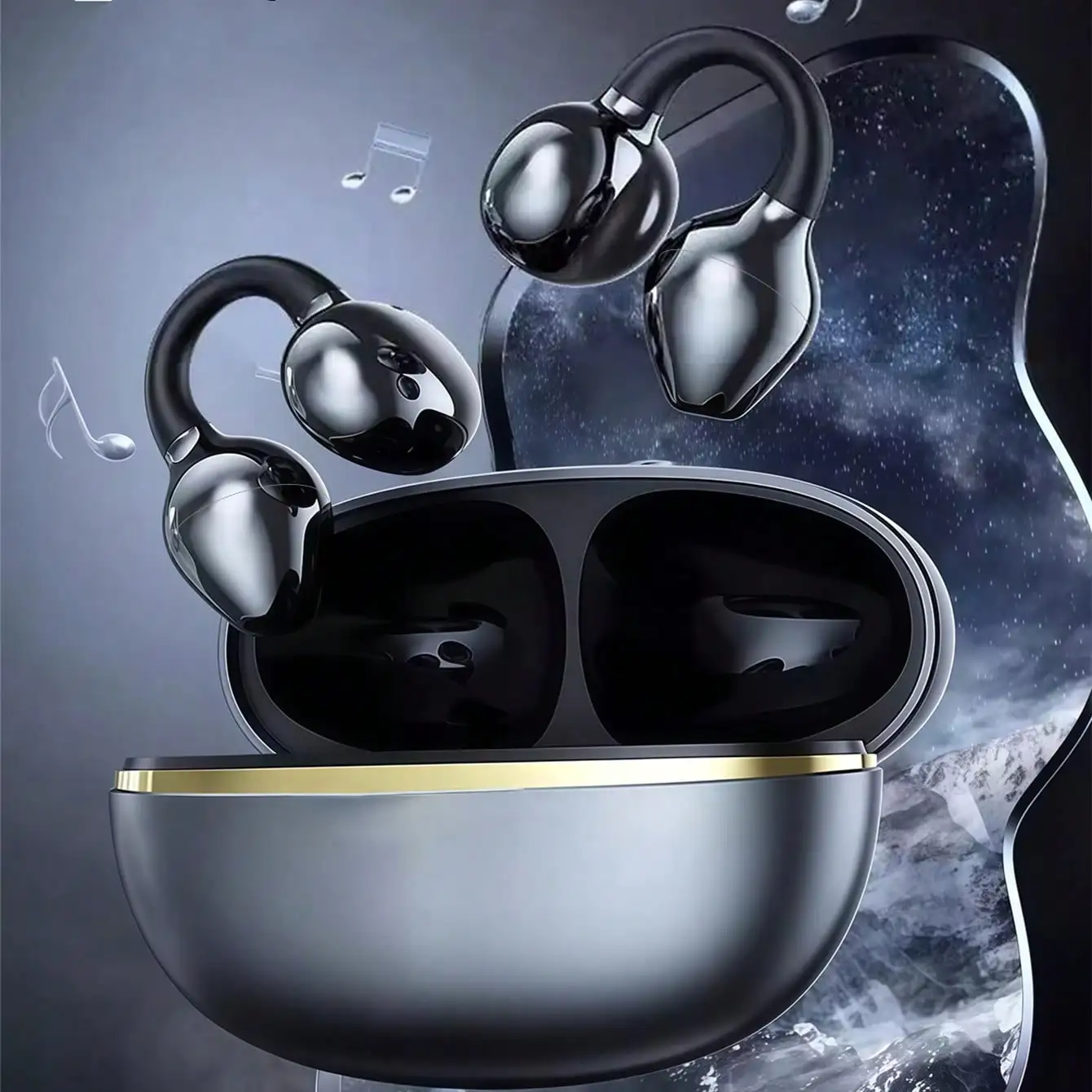 Open Ear Clip Wireless Earbuds - огляд і ціна Running Gear To Hold Phone