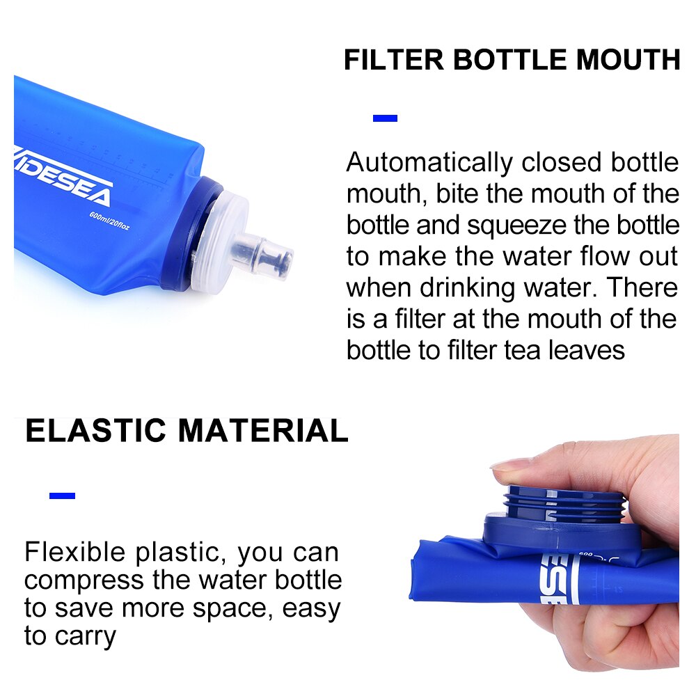 Widesea Camping 600ml Soft Wat - огляд і ціна Running Gear Water