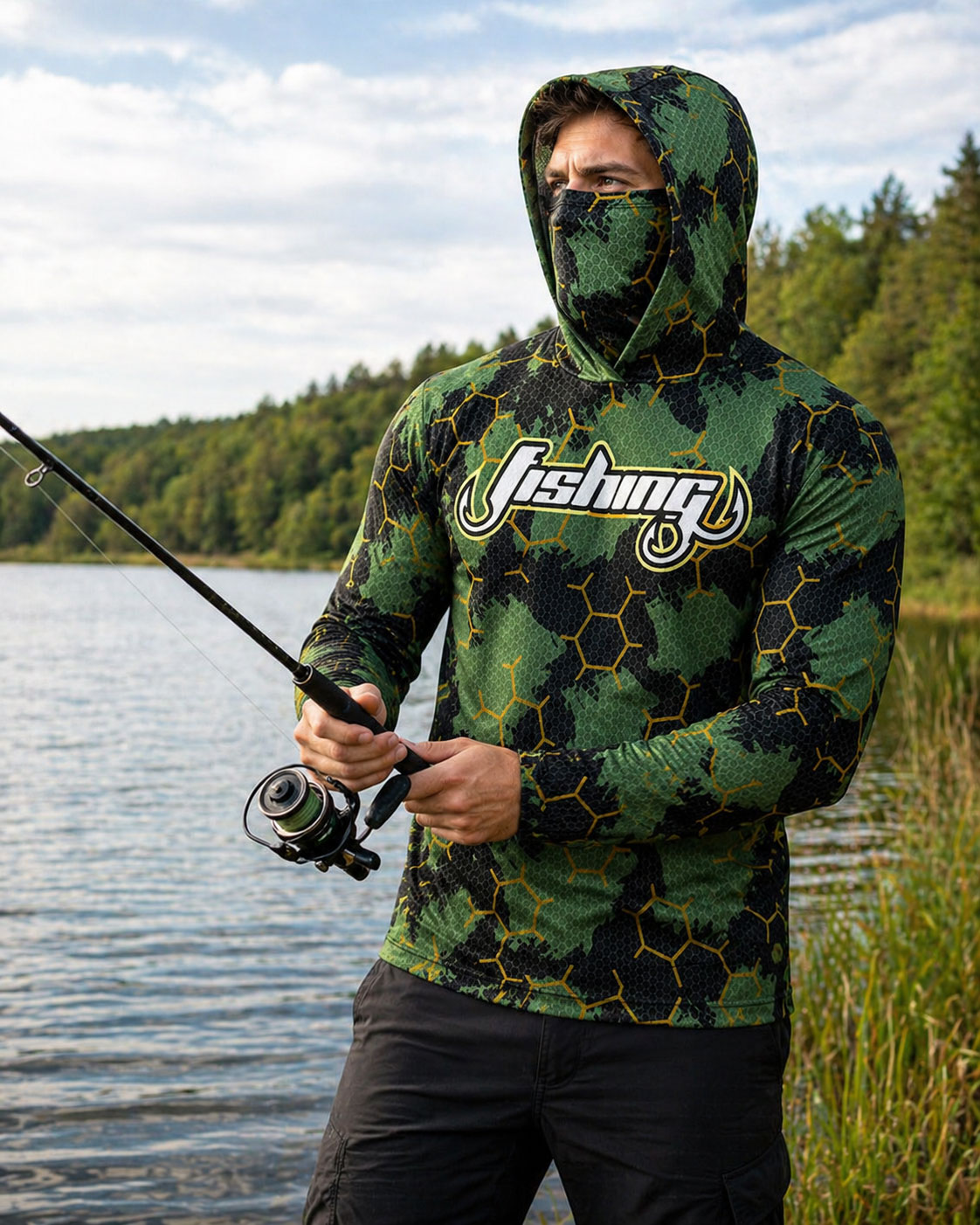 Fishing Hood Riding Tops Wear  - огляд і ціна Running Gear Outdoor