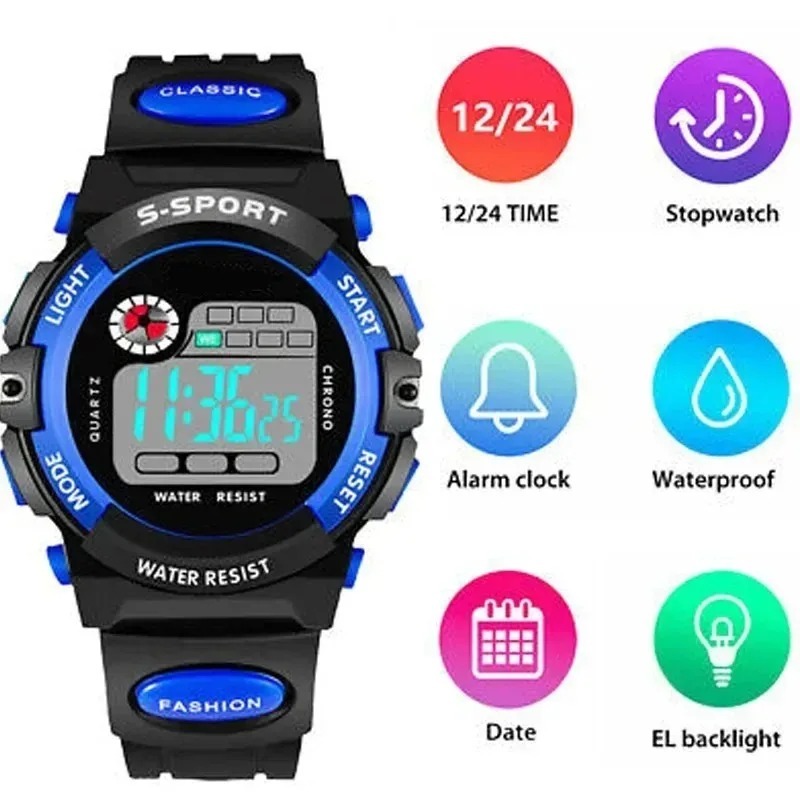 Children's Electronic Watch Bo - огляд і ціна Running Gear Water