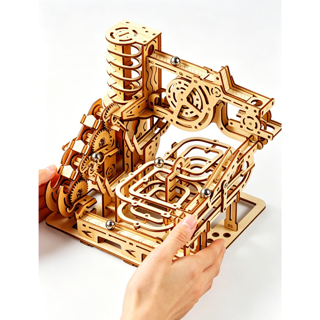 3D Wooden Puzzle Mechanical Ma - огляд і ціна Running Gear Track