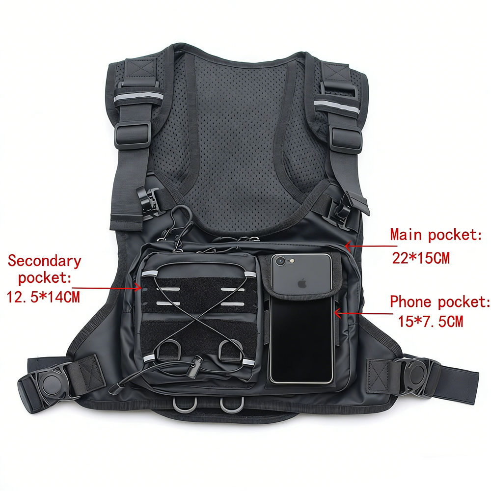 Tactical Vest Chest Bag with 2 - огляд і ціна Running Gear Water
